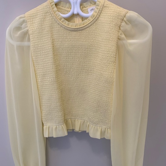 BNWOT Wilfred Tempest Blouse Size XS - Picture 2 of 4